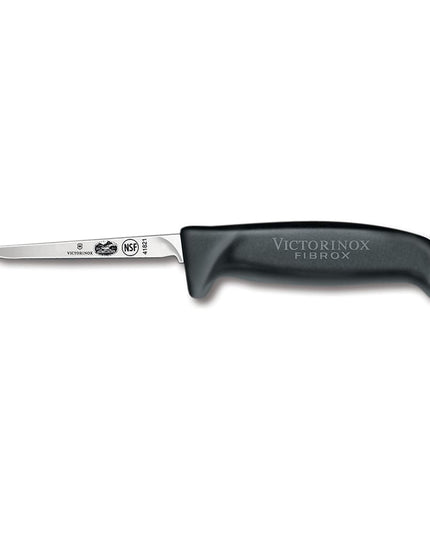 Dao Thẳng Làm Thịt Gia Cầm Victorinox 5.5903.09M Lưỡi 9.5 cm Cán Fibrox® Pro Đen