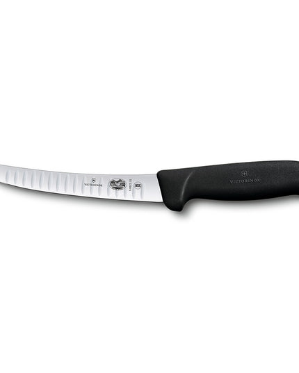 Dao Victorinox 5.6523.15 Rọc Thịt Lưỡi Có Rãnh Lưỡi 15.2 cm Cán Fibrox® Pro Đen
