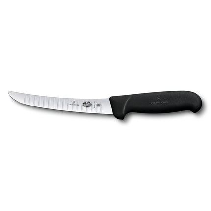 Dao Victorinox 5.6523.15 Rọc Thịt Lưỡi Có Rãnh Lưỡi 15.2 cm Cán Fibrox® Pro Đen