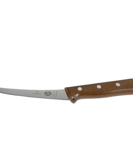 Dao Rọc Xương Cong Mềm Victorinox 5.6616.15-X1 Lưỡi 15 cm Cán Gỗ Hồng Mộc