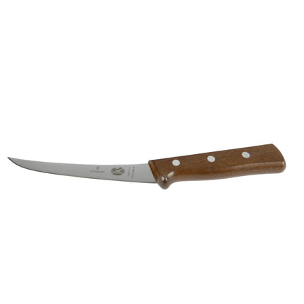 Dao Rọc Xương Cong Mềm Victorinox 5.6616.15-X1 Lưỡi 15 cm Cán Gỗ Hồng Mộc