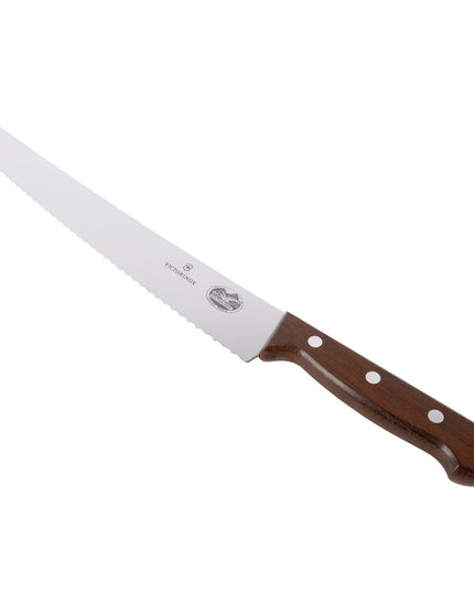 Dao Cắt Bánh Mì Răng Cưa Victorinox 5.2930.26-X2 26 cm Cán Gỗ Hồng Mộc