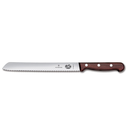 Dao Cắt Bánh Mì Victorinox 5.1630.21-X4 Lưỡi Răng Cưa 20.3 cm Cán Gỗ Hồng Mộc
