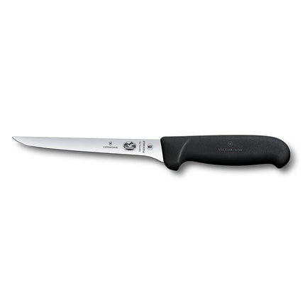 Dao Rọc Thịt Mềm Victorinox 5.6413.15-X6 Lưỡi 15.2 cm, Cán Fibrox® Nylon Đen