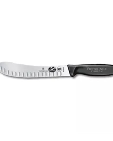 Dao Làm Thịt Lưỡi Granton Victorinox 5.7423.20-X1 20.3 cm Cán Fibrox Nylon Đen