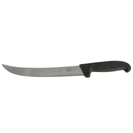 Dao Xẻ Thịt Cong Victorinox 5.7203.25-X1 Lưỡi 25.4 cm Cán Fibrox Nylon Đen