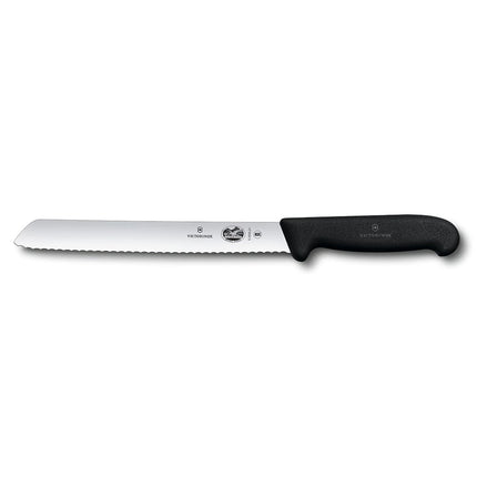 Dao Cắt Bánh Mì Lưỡi Lượn Sóng Victorinox 5.2533.21-X8 20.3 cm Cán Fibrox® Nylon Đen