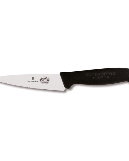 Dao Bếp Trưởng Mini Victorinox 5.2033.12-X1 Lưỡi Lượn Sóng 12.7 cm Tay Cầm Fibrox Đen