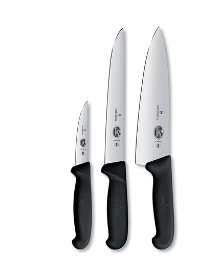 Bộ Dao Đầu Bếp 3 Món Victorinox 5.1053.3-X3 Cán Đen