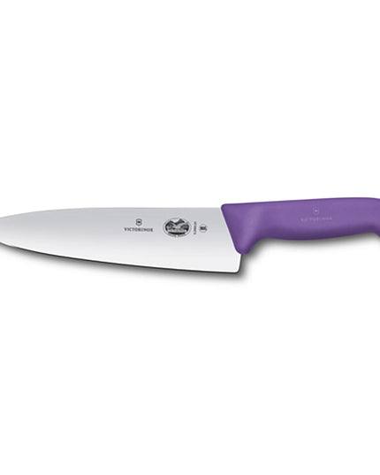 Dao Bếp Trưởng Rộng Victorinox 5.2065.20 20.3 cm Tay Cầm Fibrox® Pro Tím Thép Không Gỉ