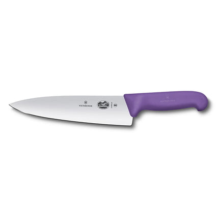 Dao Bếp Trưởng Rộng Victorinox 5.2065.20 20.3 cm Tay Cầm Fibrox® Pro Tím Thép Không Gỉ