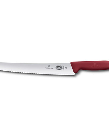 Dao Cắt Bánh Mì Victorinox 5.2931.26 26 cm Răng Cưa Cán Fibrox® Pro Đỏ