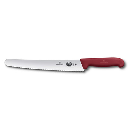 Dao Cắt Bánh Mì Victorinox 5.2931.26 26 cm Răng Cưa Cán Fibrox® Pro Đỏ