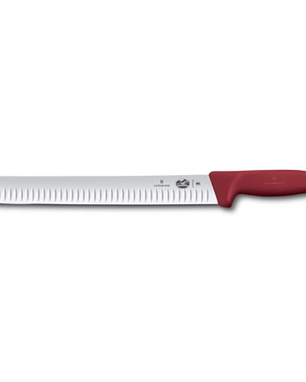 Dao Thái Granton Victorinox 5.4721.30 30.5 cm Cán Fibrox® Pro Đỏ Thép Không Gỉ