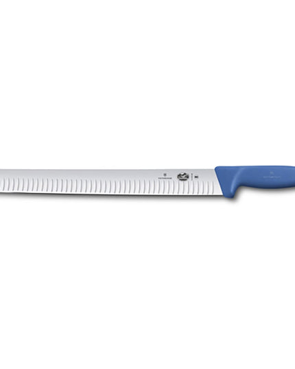 Dao Thái Lát Victorinox 5.4722.36 Granton 35.6 cm Cán Fibrox® Pro Xanh Dương Thép Không Gỉ