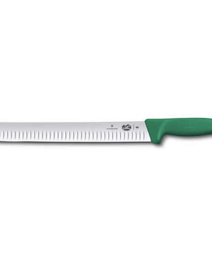 Dao Thái Granton Victorinox 5.4724.30 30.5 cm Cán Fibrox® Pro Xanh Lá Thép Không Gỉ