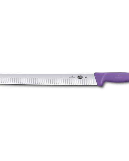 Dao Thái Granton Victorinox 5.4725.36 35.6 cm Cán Fibrox® Pro Tím Thép Không Gỉ