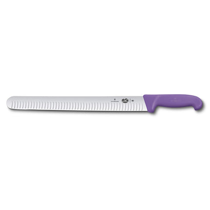 Dao Thái Granton Victorinox 5.4725.36 35.6 cm Cán Fibrox® Pro Tím Thép Không Gỉ