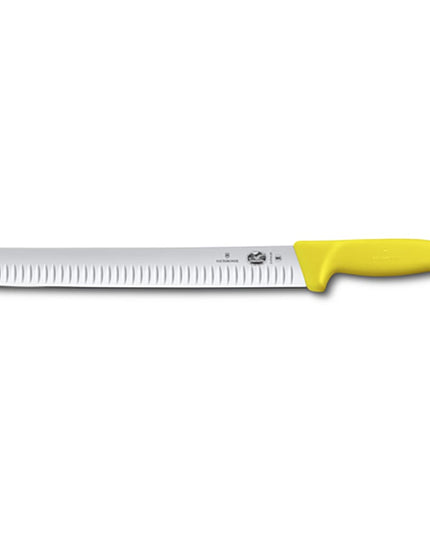 Dao Thái Granton Victorinox 5.4728.30 30.5 cm Cán Fibrox® Pro Vàng Thép Không Gỉ