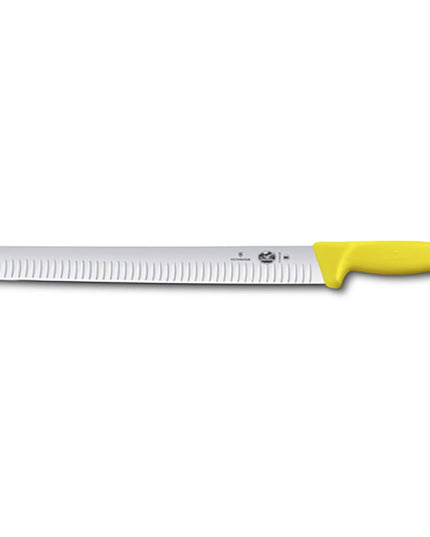 Dao Thái Granton Victorinox 5.4728.36 35.6 cm Cán Fibrox® Pro Vàng Thép Không Gỉ