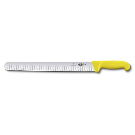 Dao Thái Granton Victorinox 5.4728.36 35.6 cm Cán Fibrox® Pro Vàng Thép Không Gỉ