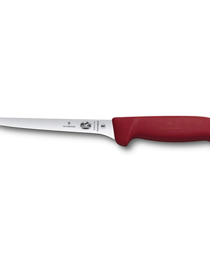 Victorinox 5.6411.15 Dao Rọc Thịt Thẳng Mềm 15.2 cm Cán Fibrox® Pro Đỏ, Thép Không Gỉ