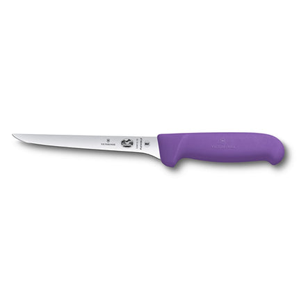 Victorinox 5.6415.15 Dao Rọc Xương Thẳng Mềm 15.2 cm Cán Fibrox® Pro Màu Tím, Thép Không Gỉ