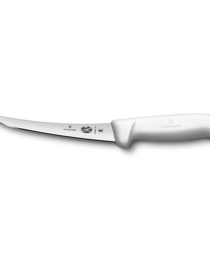 Dao Rọc Xương Cong Victorinox 5.6607.15 Lưỡi Bán Cứng 15.2 cm Thép Carbon Cao Cán Trắng