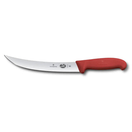 Dao Xẻ Thịt Cong Victorinox 5.7201.20 20.3 cm Cán Fibrox® Pro Đỏ Thép Không Gỉ