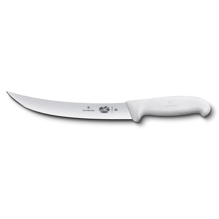 Dao Xẻ Thịt Cong Victorinox 5.7207.20 20.3 cm Cán Fibrox® Pro Trắng Thép Không Gỉ