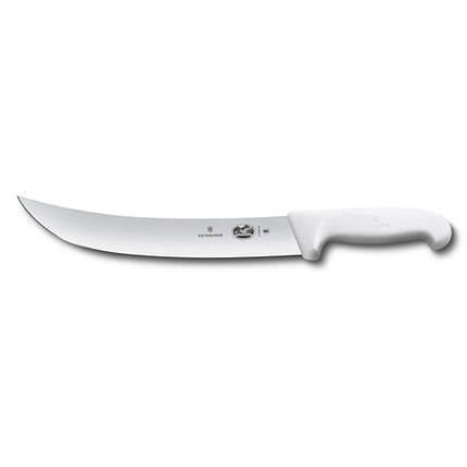 Dao Cimeter Cong Victorinox 5.7307.25 25.4 cm Cán Fibrox® Pro Trắng Thép Không Gỉ