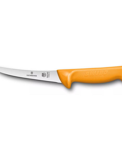 Dao Rọc Thịt Victorinox 5.8405.13 Swibo 12.7 cm Cán Polyamide Màu Cam, Thép Không Gỉ