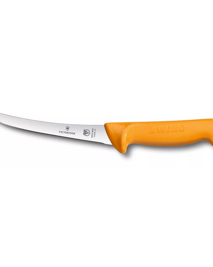 Victorinox 5.8405.16 Dao Rọc Thịt Swibo 15.2 cm Cán Polyamide Cam, Thép Không Gỉ