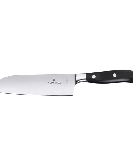 Dao Santoku Victorinox Grand Maître 7.7303.17G 17.8 cm Cán POM Đen Thép Không Gỉ