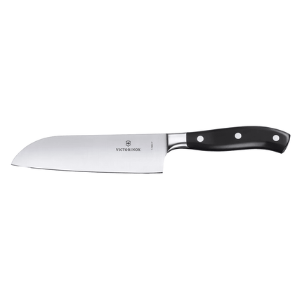 Dao Santoku Victorinox Grand Maître 7.7303.17G 17.8 cm Cán POM Đen Thép Không Gỉ
