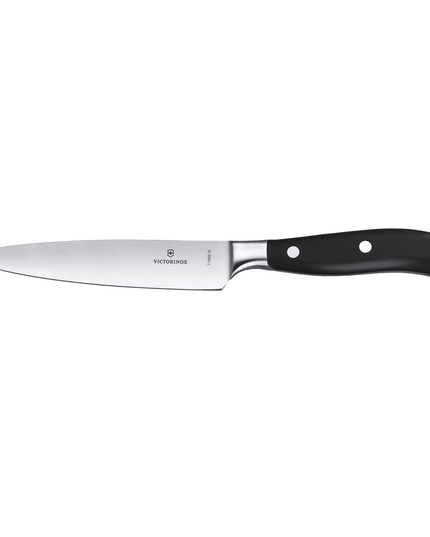 Dao Bếp Trưởng Rộng Victorinox Grand Maître 7.7403.15G 15.2 cm Tay Cầm POM Đen Thép Không Gỉ
