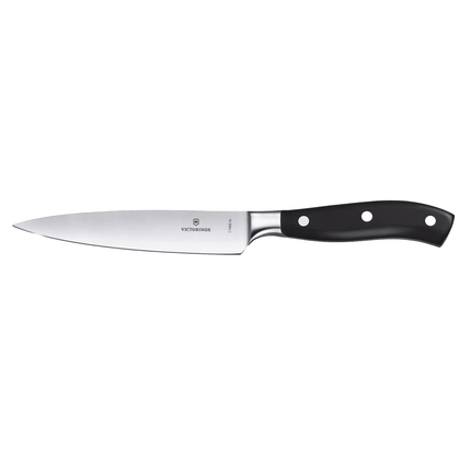 Dao Bếp Trưởng Rộng Victorinox Grand Maître 7.7403.15G 15.2 cm Tay Cầm POM Đen Thép Không Gỉ