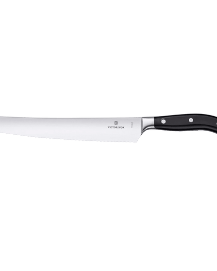 Dao Cắt Bánh Mì Răng Cưa Victorinox 7.7433.26G Grand Maître 25.9 cm Cán POM Đen Thép Không Gỉ