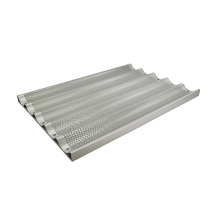 Khay Nướng Bánh Mì Baguette Winco ABP-5L 5 Rãnh 45.7 x 66 cm Nhôm