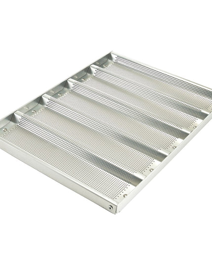Khay Nướng Bánh Mì Sandwich Winco ABPN-5H 5 Rãnh 33 x 45.7 cm Nhôm