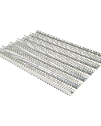 Khay Nướng Bánh Mì Baguette Winco ABPN-6 6 Rãnh 45.7 x 66 cm Nhôm