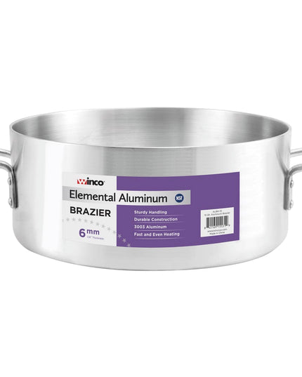 Nồi Om Winco ALBH-15 Elemental Nhôm 14 l