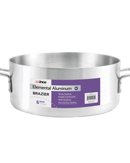 Nồi Om Winco ALBH-28 Elemental Nhôm 26.5 l