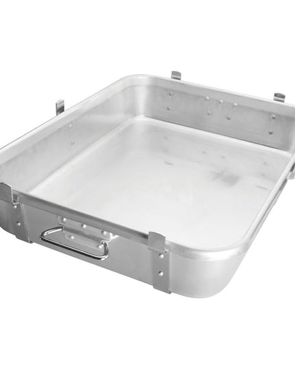 Khay Nướng Đôi Winco ALRP-1824L Có Dây Đai Và Quai 61 x 45.7 x 11.4 cm Nhôm