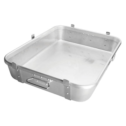 Khay Nướng Đôi Winco ALRP-1824L Có Dây Đai Và Quai 61 x 45.7 x 11.4 cm Nhôm