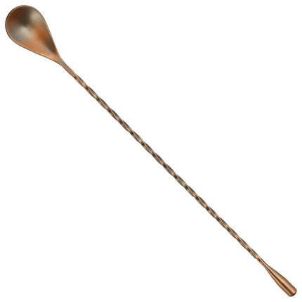 Thìa Bar Winco BABS-12AC 30.5 cm Đầu Giọt Nước, Đồng Cổ Điển