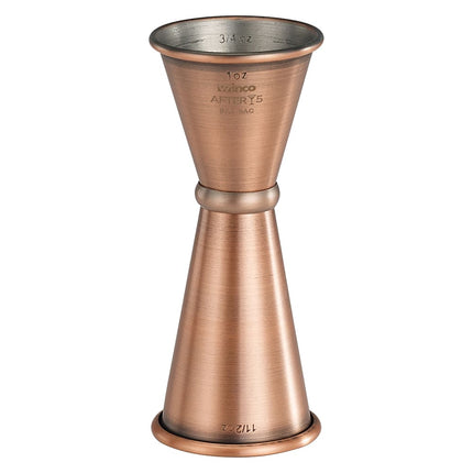 Ly Đong Đôi Winco BAJ-8AC - 30 ml & 45 ml, Thép Không Gỉ, Hoàn Thiện Đồng Cổ