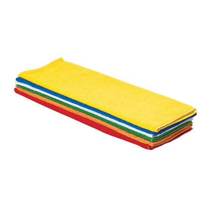 Bộ Khăn Quầy Bar Vuông Sợi Microfiber Winco BTM-16AC 40.6 cm Nhiều Màu