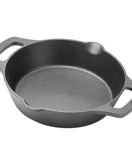 Chảo Từ Tròn Gang Winco CASD-8 20.3 cm Tay Cầm Kép - Đã Tẩm Dầu