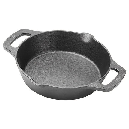 Chảo Từ Tròn Gang Winco CASD-8 20.3 cm Tay Cầm Kép - Đã Tẩm Dầu